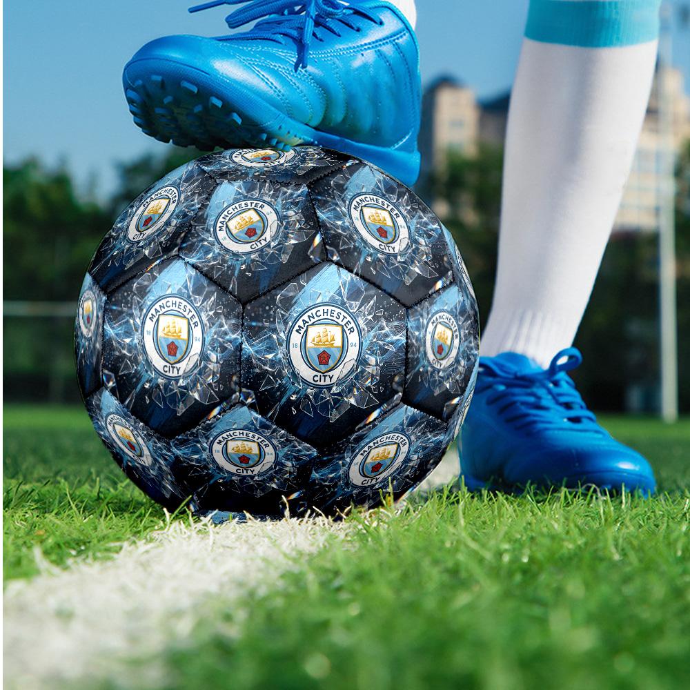 Pallone da calcio tema Manchester City Taglia 5 Pallone da calcio Tocco Morbido Pallone da calcio professionale per allenamento per sport all'aperto
