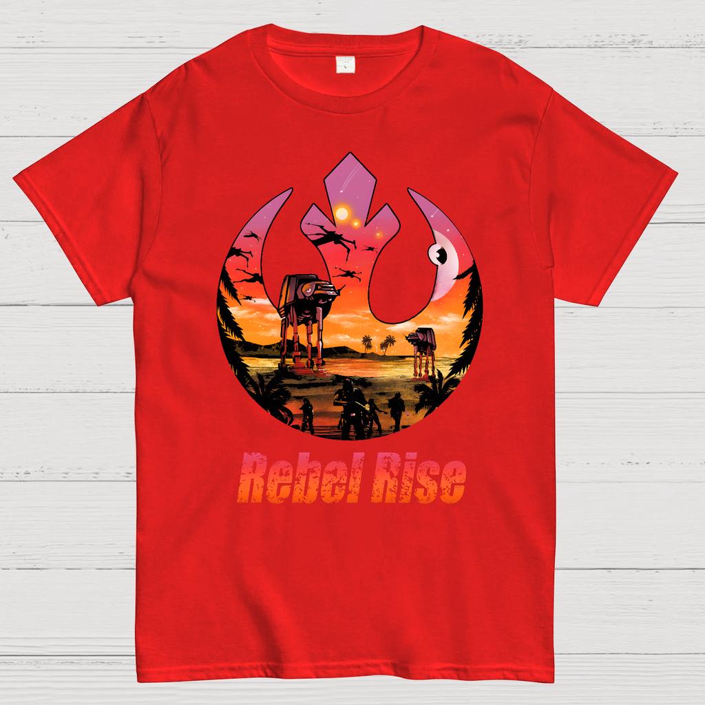 Rebel Rise Cotton Summer Casual Cool Loose T-Shirt