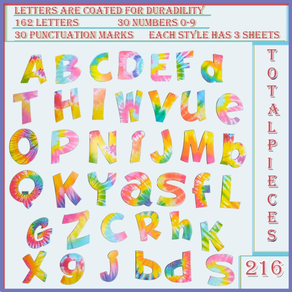 

216 шт., 3,93 дюйма, доска объявлений, буквы, вырезы, буквы, цифры, настенные буквы, комбинированный набор