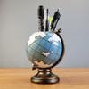 1Pcs Spherical Pen Holder Resin Desktop Storage, Suitable for Office and Home Decoration, Pen Storage Box