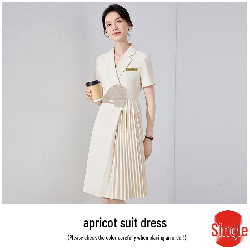 Premium Summer Slimming Waist-Cinching Formal Dress for Professional Hosts XL