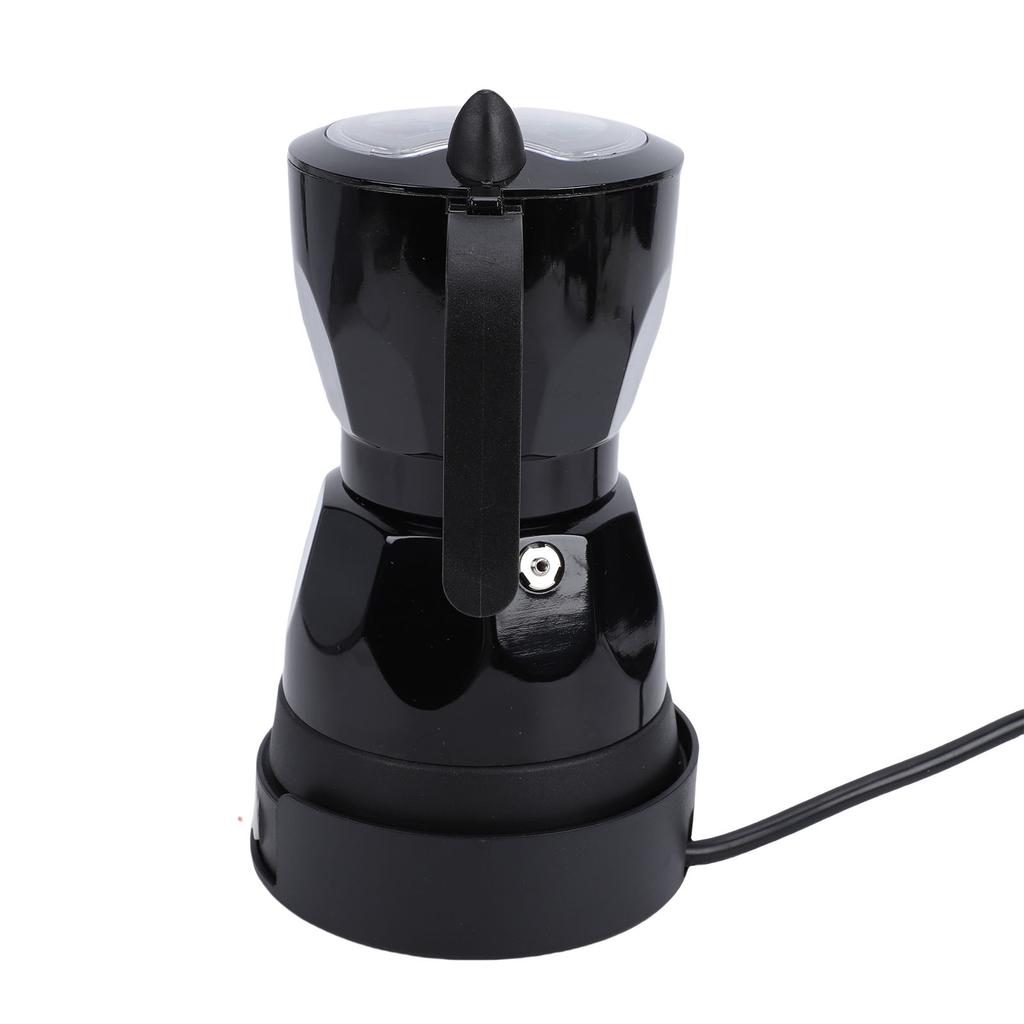 Electric Coffee Maker 3 Cup Aluminum Octagonal Electric Mocha Pot for Home Travel