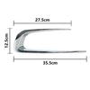 Front Bumper Left Right Fog Light Cover Frame  Fog Lamp Trim Decorative Strips For Peugeot 2008 2014 2015 2016 2017 2018