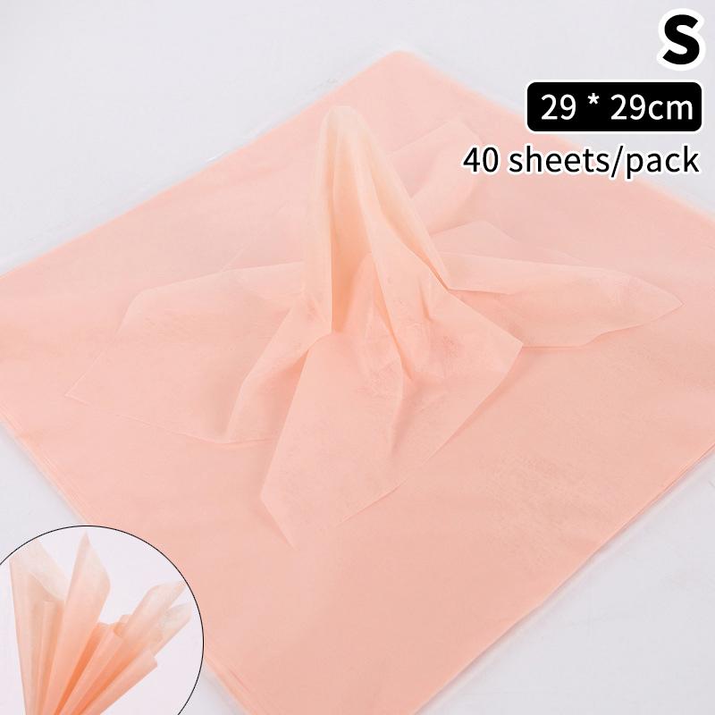 40 Pcs Milk Cotton Tissue Paper Florist Flower Wrapping Paper Diy Handmade Bouquet Crafts Gifts Packaging Wedding Party Supplies