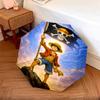 1 PC Automatic Folding Umbrella - Luffy D Pattern Portable Foldable Design With 8 Ribs Christmas Birthday Gifts