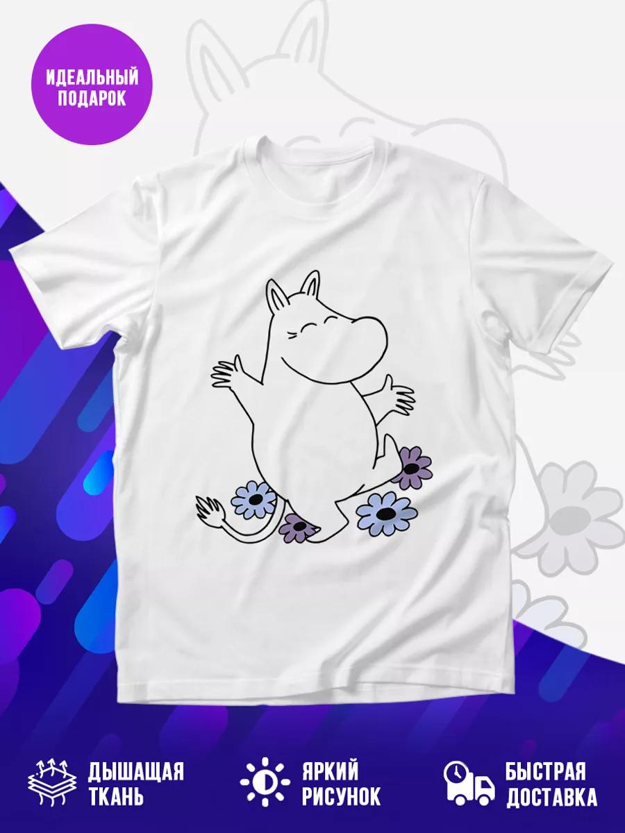 Basic cotton print t-shirt L