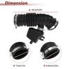 UXCELL Air Intake Hose with Clamps for Infiniti FX35 2009-2012 No.165761CB1A/165761CB0A