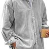 New Style Corduroy Shirt Men Long Sleeve Trendy Streetwear Fashion Brand Loose Casual Thick Shirt Jacket Coat Autumn Warm Comfortable  Daily Wear