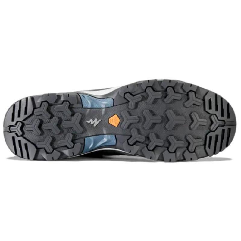 DECATHLON Rubber MH100 Fashion Mountain Abrasion Resistant Grip Breathable Waterproof Medium Top Trekking Shoes Men's Black