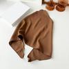 Pure Color Headscarf Large Triangular Scarf for Women Adjustable Strap Turban Headband Soft