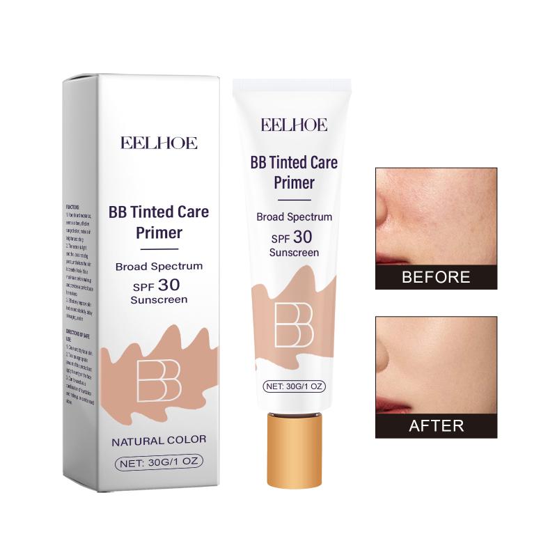 Eelhoe BB Cream Fondotinta Primer Viso Correttore Per Acne Pori Imperfezioni Copertura Idratante Protezione Solare Illuminante Tono della Pelle