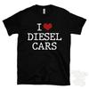 I LOVE DIESEL CARS T-SHIRT Heart Fuel-efficient Classic Vintage Car Restoration Unisex T-Shirt