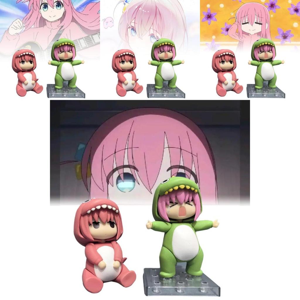Nendoroid 2369 Goto Duku Dinosaur Pochi-chan Collectible Pvc Figure In Pink And Green