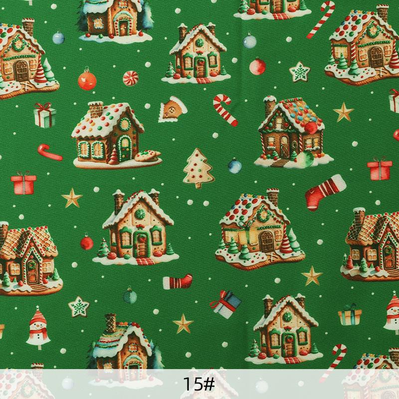 150x50cm Christmas Series Printed Fabric For Christmas Decoration, Tablecloths, Sofa Cover Handmade DIY Sewing Fabrics TJ21839