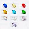 10pcs 25mm Crystal Diamond Multicolor Vase Filler Gems Jewels Diamond Shaped Paperweight Home Decor Wedding Decorations
