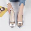 Women Girls Solid Big Size Slip On Flat Shallow Comfort Casual Single Shoes 23 Colors