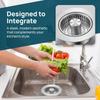Stainless Steel Sink Stopper Rust-proof Sink Strainer Drain Basket  Bathroom Sink