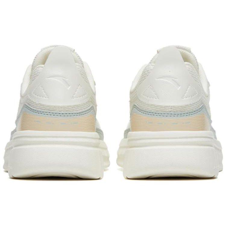 Anta Traveler GZ Slip Resistant Abrasion Resistant Low top Casual Shoes Women's White Green Brown 122328816-1