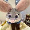 Zootopia Nick And Judy Cartoon Plush Hooded Neck Pillow With Pp Cotton For Kids