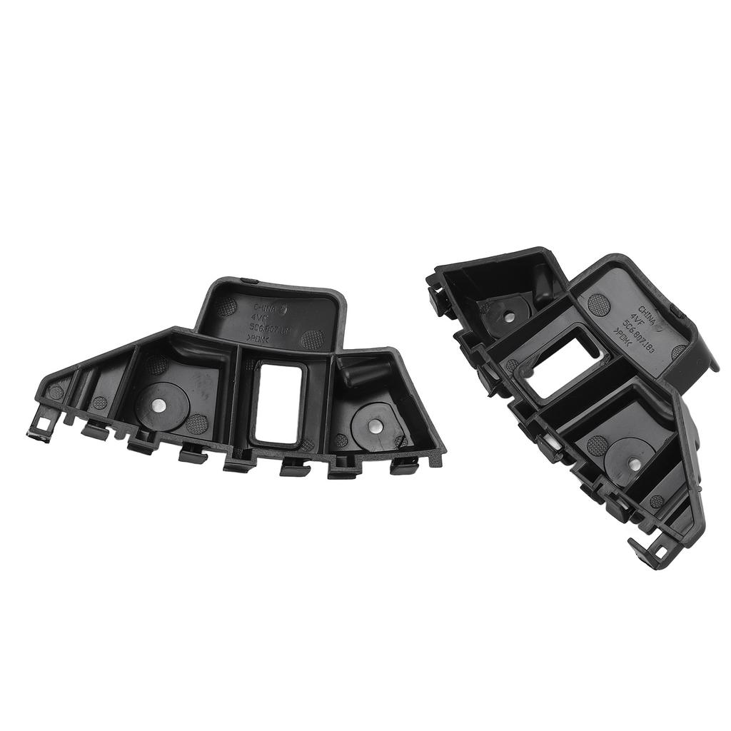 2 STÜCK Stoßstangenhalterung vorne 5C6807184 Starke Zähigkeit Robust Schwarz für Auto