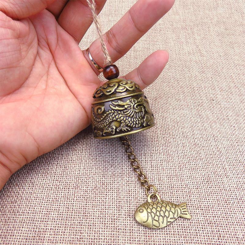 Campana a vento religiosa, Buddha, Buddismo, Campana di rame, Decorazione da appendere alla casa, Benedizione per la fortuna, Campanello a vento, Decorazione per auto, Artigianato