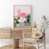 Tropical Plant Tiger Wall Art Canvas Painting  Animal Flamingo Posters And Prints Wall Pictures For Living Room Boho Home Decor No Frame