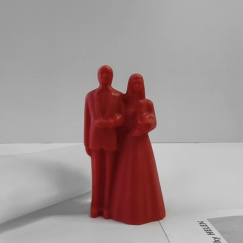 Silicone Mold Romantics Couple Aromatherapy Candle Molds Epoxy Resin Mould for Y Crafts Home Decorations