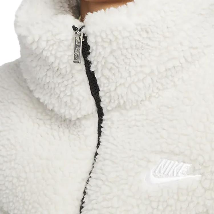 New Nike Velvet Jackets Women's Gray White DQ6869-072