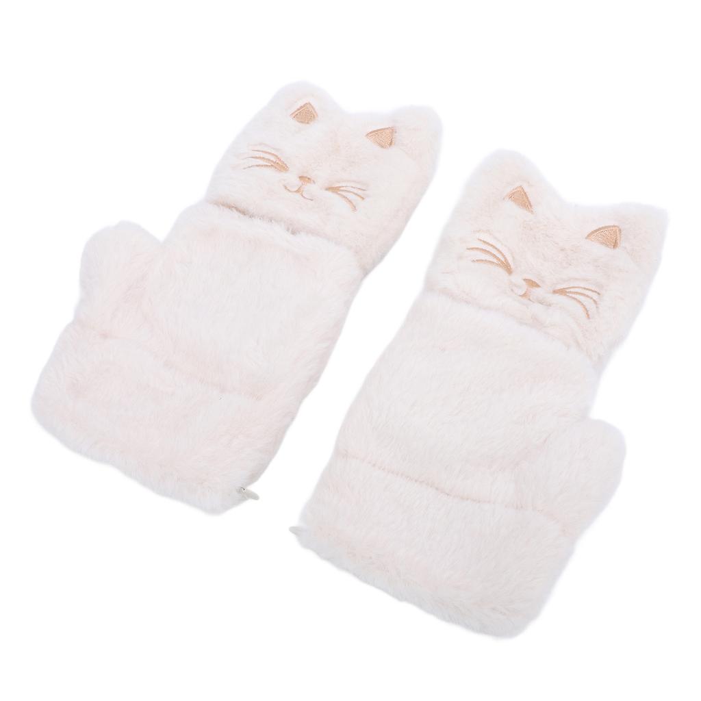 Rękawice elektrycznie podgrzewane dla mężczyzn i kobiet, ogrzewanie otaczające, rękawice bez palców, zimowy ogrzewacz do rąk, wbudowany