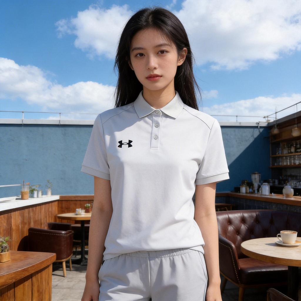 Under Armour Versatile Sports Casual Simple Polo Short Sleeve T-Shirt Unisex Tops 26500511-014