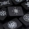 Game Card Box Astrology Trinkets Box Metal Card Storage Case Container for Fortune Telling, Witches