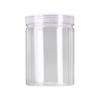 Transparent Food-Grade PET Storage Jars, Wide Mouth for Grains and Candy