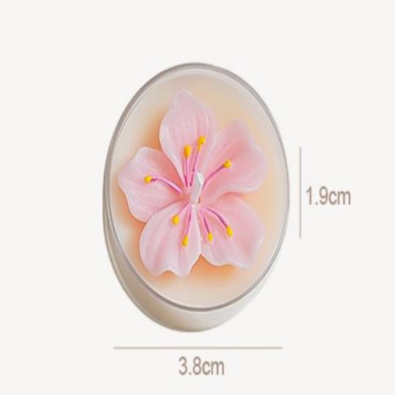 Handmade Peach Blossom Tea Candle Scented Candle Aromatherapy Soy Wax Candles Wedding Birthday Candle Party Home Decoration