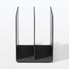 MUJI Steel Divider 2 Dark 86mm W X 230mm D X 110mm 83767150 Stand, Compartments, Gray, Approx. H,