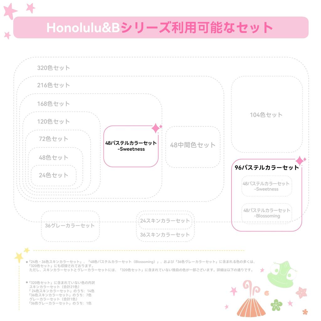 Ohuhu Stift Marker 96 Licht Professioneel Bevat 1 Blender Honolulu Serie Stiften, Tinten, Pastel/Vet Punt, Stift,