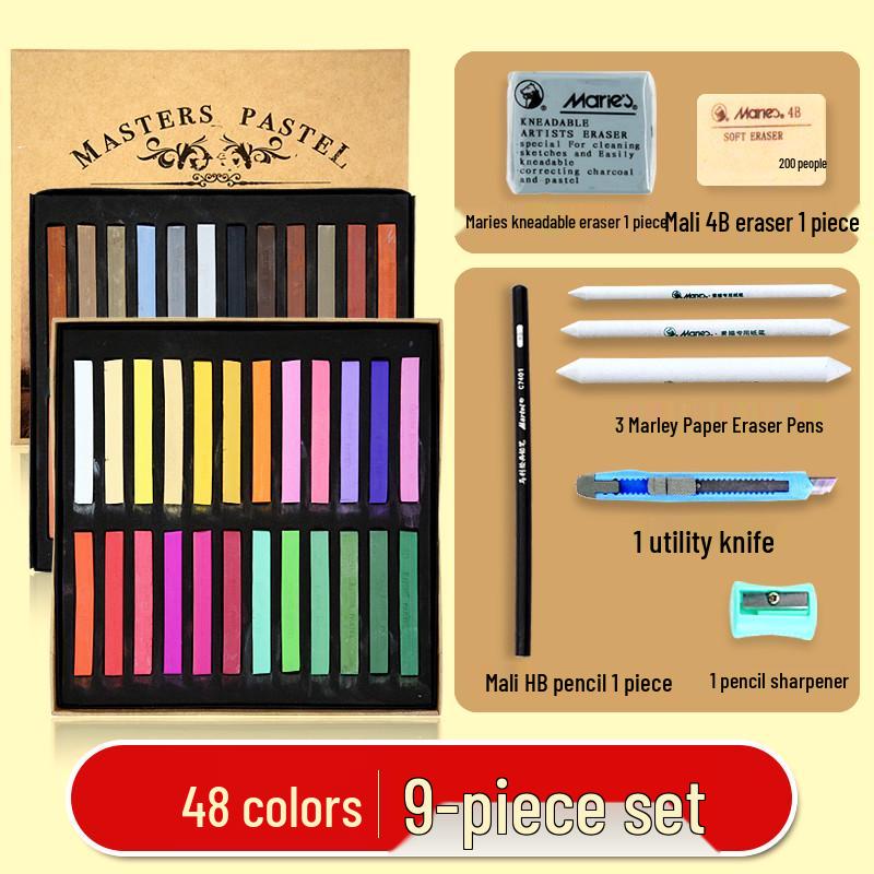 Brand Color Pastel Chalk Set – Professional Painting Sticks for Art, Blackboard & Newspaper.