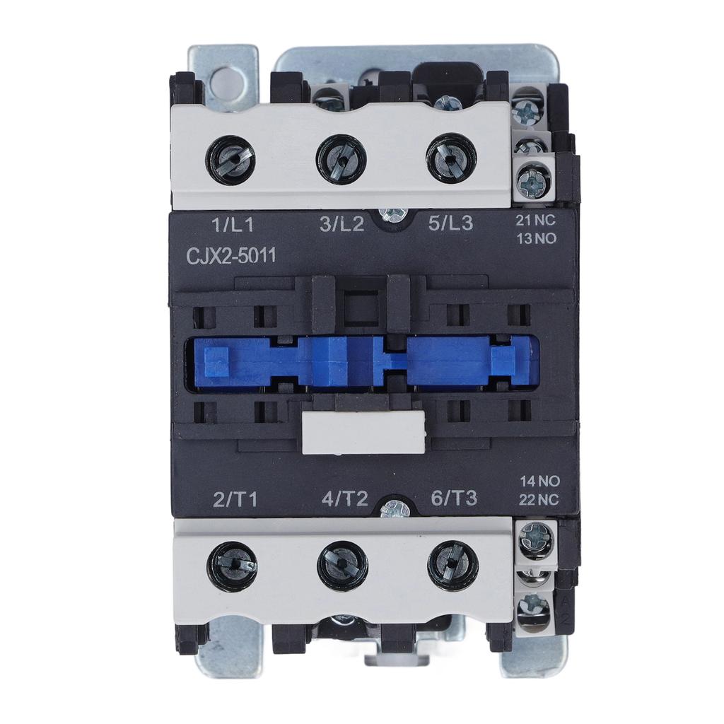 AC Contactor Flame Retardant Good Conductivity Industrial Electric Contactor for Power Distribution AC 220V 50A