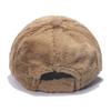 Women's Autumn Winter Rabbit Wool Solid Baseball Caps Female Cute Sweet Thicken Warm Plush Adjustable Couple Hats