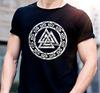 Viking T Shirt Mens Womens Tees Tops Valknut T-Shirt Mens Womens Tees Top Norse Odin Viking Thor Ragnarok Loki Viking Tee