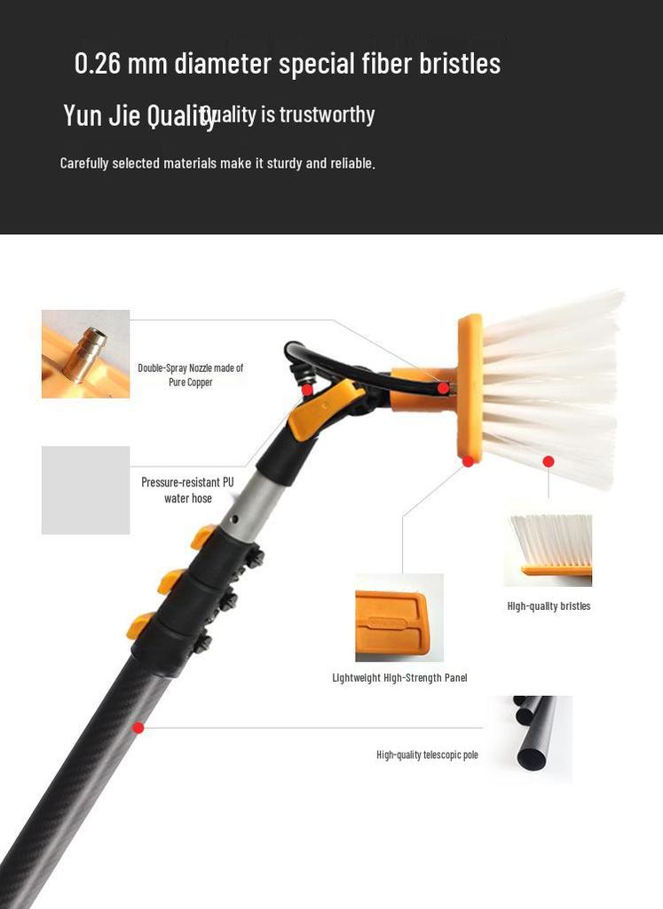 XYT X2 Solar Panel Cleaning Brush for Agri-PV Roof Power Stations