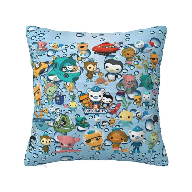 Custom Disney The Octonauts Adventure Luxury Pillow Cover Home Decor Car Cushion