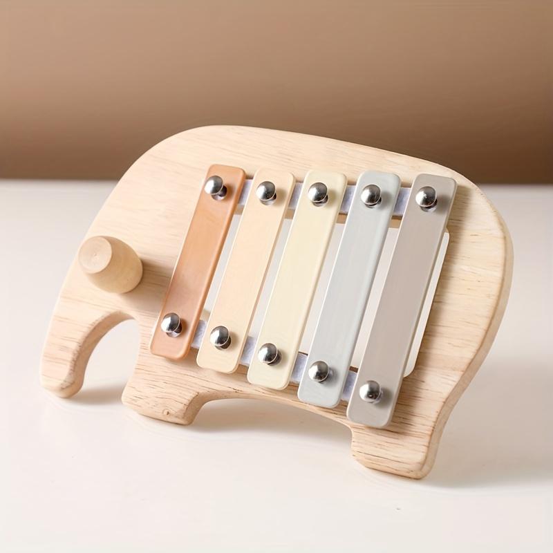 Baby Wooden Elephant Toy, Educational Elephant Toy Board, Multifunctional Hand and Brain Development Parent-Child Toy, Christmas Gift