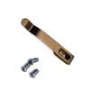 Stainless Steel Back Clip for Pocket Knife Waist Clip Folding Knives Handle DIY Make Accessories Parts with 3pcs Screws