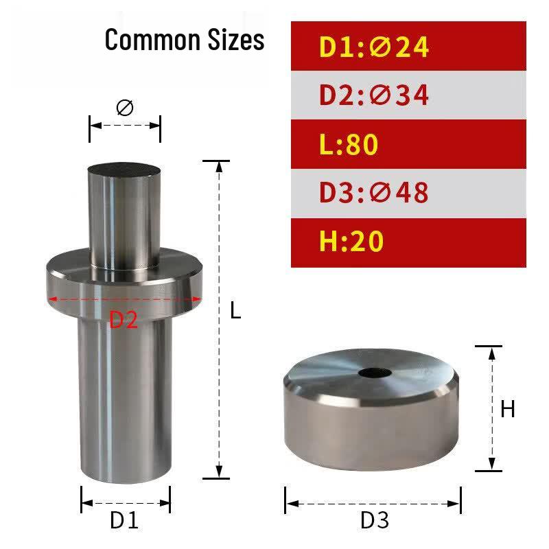YunDuo Multi-function Hydraulic Round Hole Punch Die