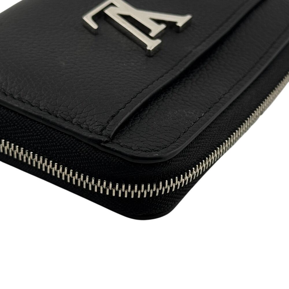 LOUIS VUITTON M80099 Zip around purse leather Rock Me Zippy Coin case black leather Used