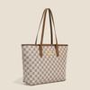 Light Luxury Bag Women's Bag New Checkerboard Fashionable Large-capacity Shoulder Handbag Messenger Tote Bag
