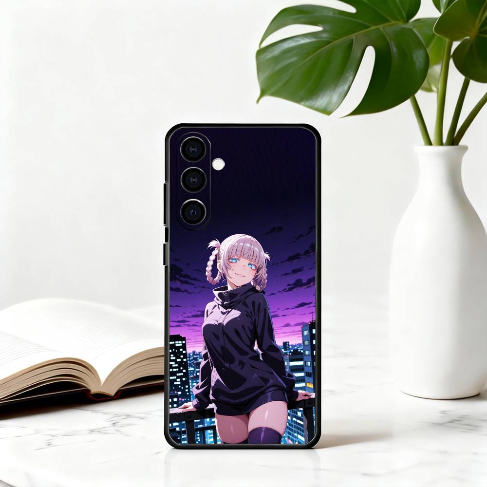 

K-Ko Y-Yamori C-Call of the n-night-es Phone Case Black Silicone Soft For Samsung Galaxy A73,A72,A71,A70,A53,A52,A51 Samsung a72