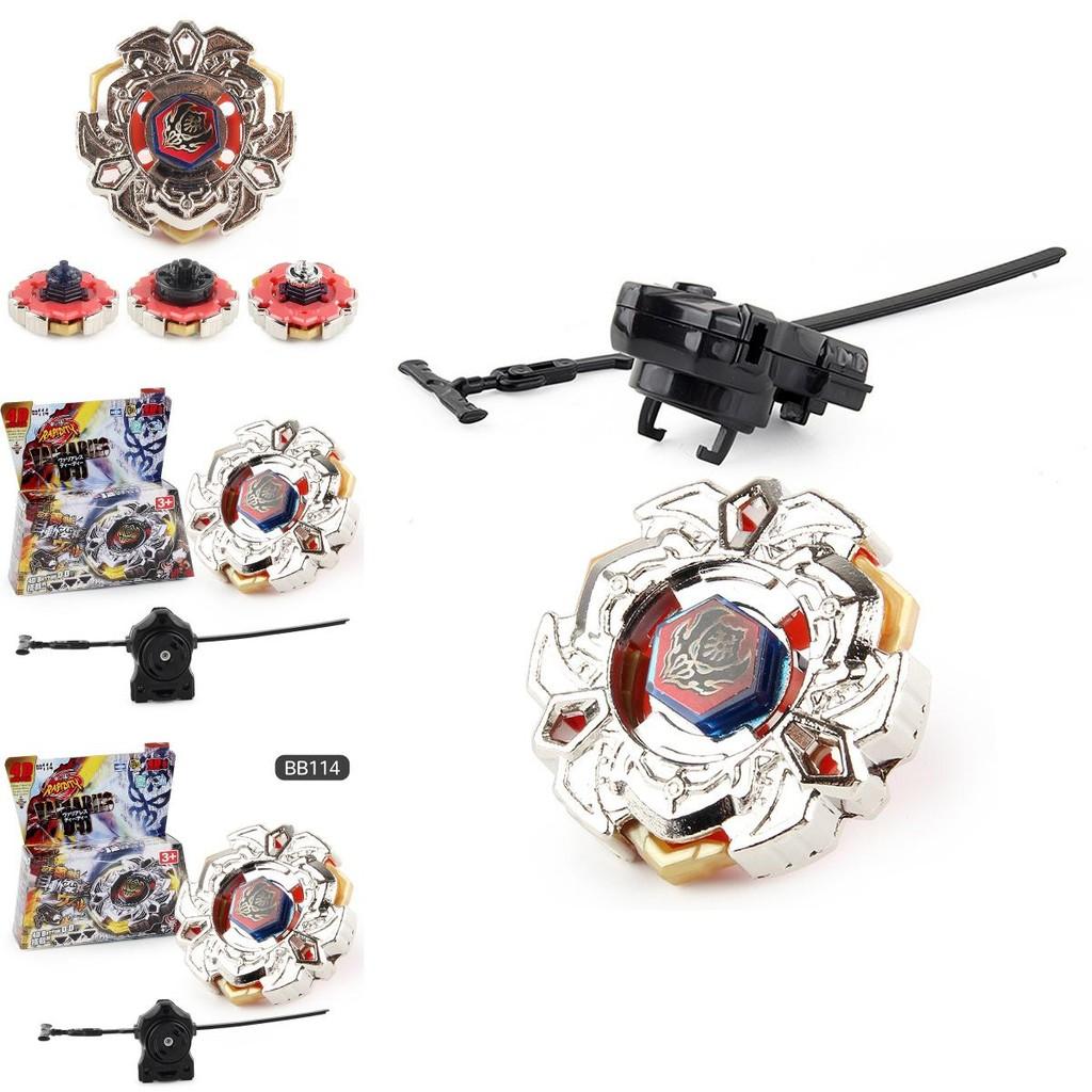 Stellar Ab01 Alloy Spinning Top Toy With 4d Battle Design And Launcher Set