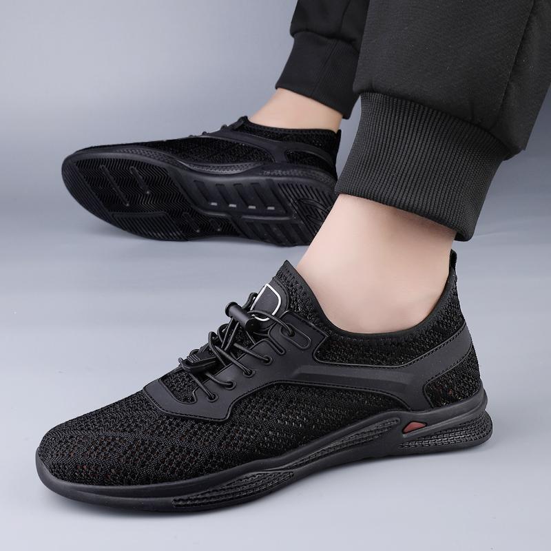 Fashion Summer Men Casual Mesh Shoes Cool Breathable Comfortable Men Outdoor Hiking Sneakers Fashionable Men Soft Sole Hollow Out Shoes