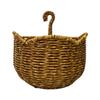 Semicircle Rattan Wall Basket with Umbrella Handle for Keeping Frequently Used Items Within Easy Reach and View